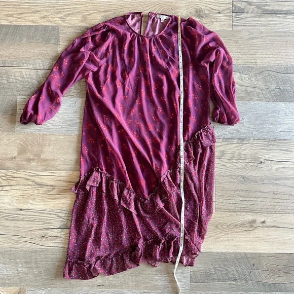 Boho Senlis Midi Floral Dress Small - Picture 12 of 16